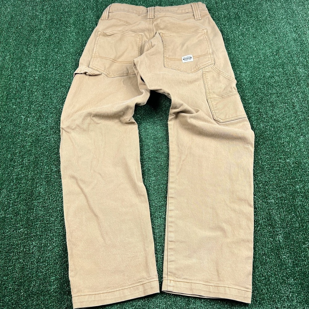 Levi Strauss Signature‎ Men's Carpenter Pants Khaki 30x30 Canvas Stretch Skater